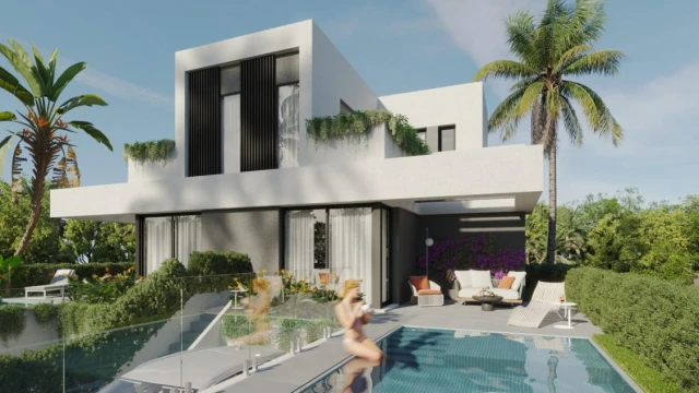 Modern Seaview Villas with Private Pools in Prestigious Mediterranean Resort
