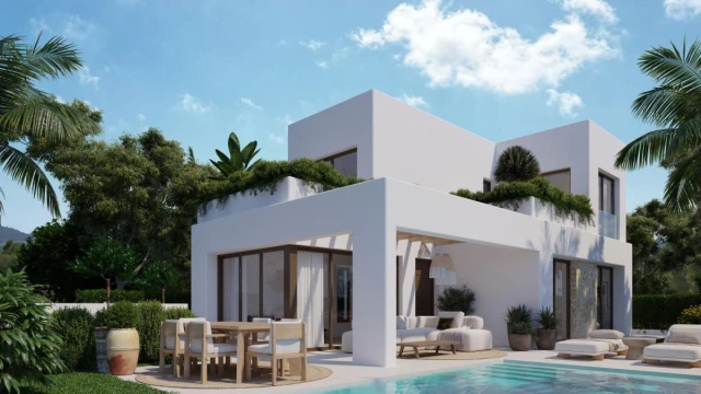 Modern Seaview Villas with Private Pools in Prestigious Mediterranean Resort