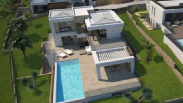 Современный дом в Хавеа с видом на море