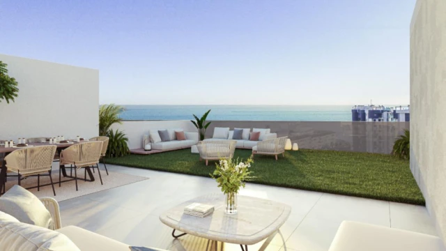 Exclusivos apartamentos de obra nueva a 250 m del mar en Punta Prima