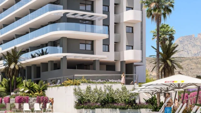 Modern sea-view apartments in a new landmark tower in Benidorm