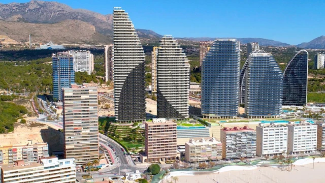 Exclusivos apartamentos de 1 a 4 dormitorios a 50 m de la playa en Benidorm
