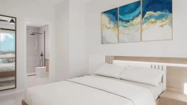 Nowoczesne apartamenty wakacyjne z basenem na dachu, 3 sypialnie, blisko plaży