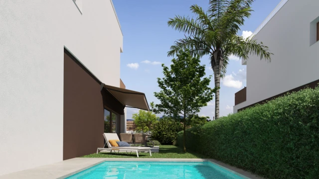 Новые современные виллы с бассейном рядом с морем в Ла Марина, Аликанте