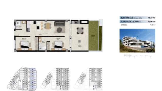 Новые меблированные апартаменты у моря рядом с La Marina del Pinet