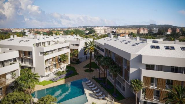 Современные квартиры у моря в Хавее рядом с парком Монгó