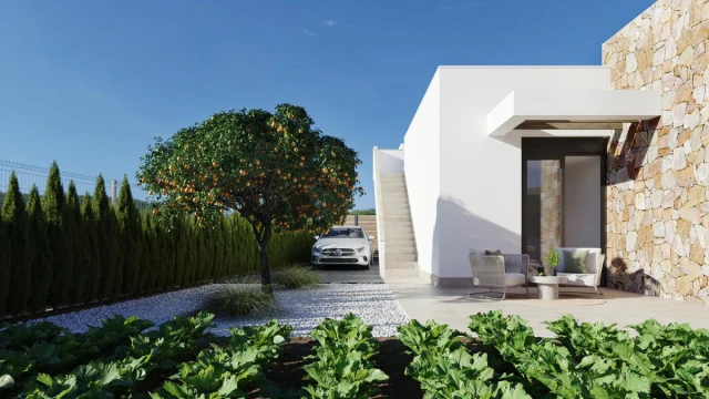 Новые виллы с частным бассейном в Hacienda del Álamo Golf Resort, Мурсия