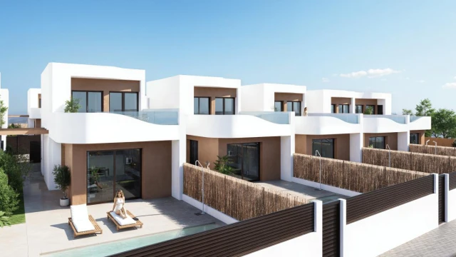 Новые современные виллы с бассейном в Лос Монтесинос, Коста-Бланка