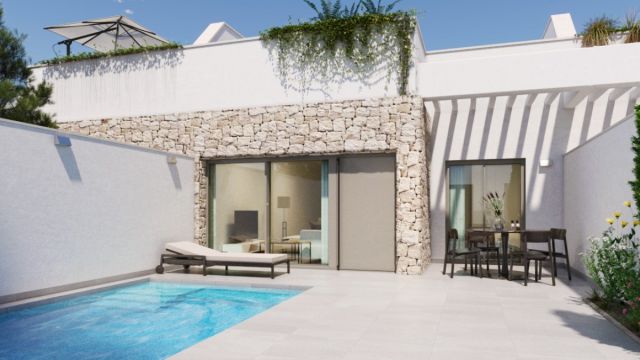 Новые современные виллы-парусы в Пилар-де-ла-Орадада, рядом с морем