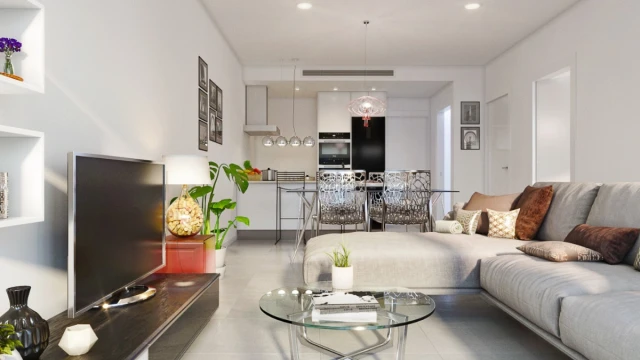 Новые современные виллы-парусы в Пилар-де-ла-Орадада, рядом с морем