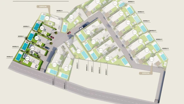 Современные виллы с частным бассейном и садом в районе Ла Фонт, Аликанте