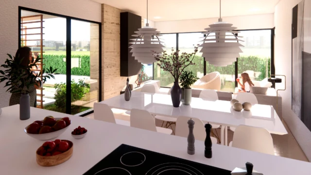 Современные виллы с бассейном и солярием в Торре-Пачеко, Мурсия