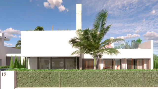 Современные виллы с бассейном и солярием в Торре-Пачеко, Мурсия